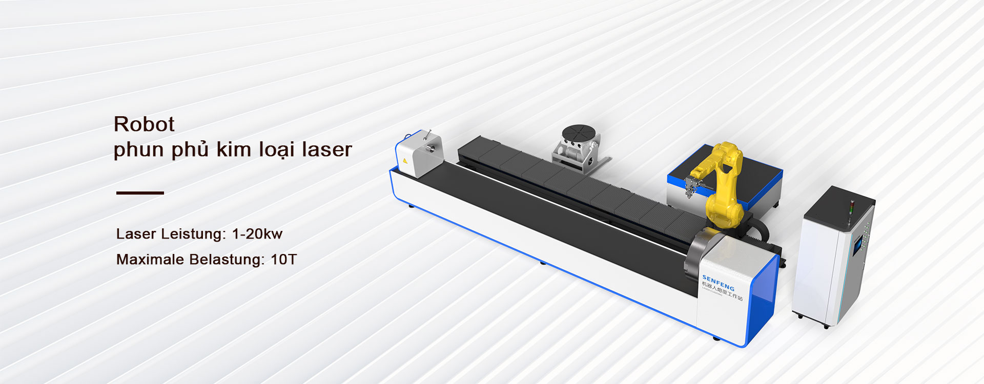 Robot phun phủ kim loại laser